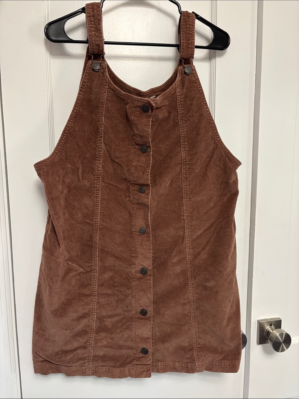 Celebrity Pink Brown Corduroy Pinafore